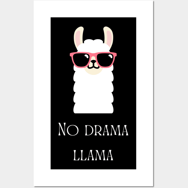 No Drama Llama Wall Art by MFVStore